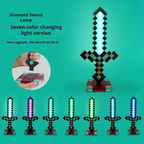 Minecraft Diamond Sword Light  13 Colours
